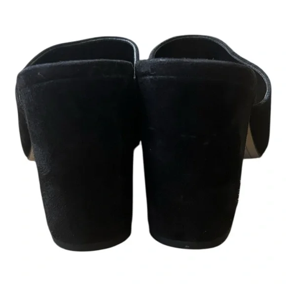 Sam Edelman Women's Orlie Suede Open-Toe Block-Heel Mules Black Size 8.5 - Picture 5 of 12